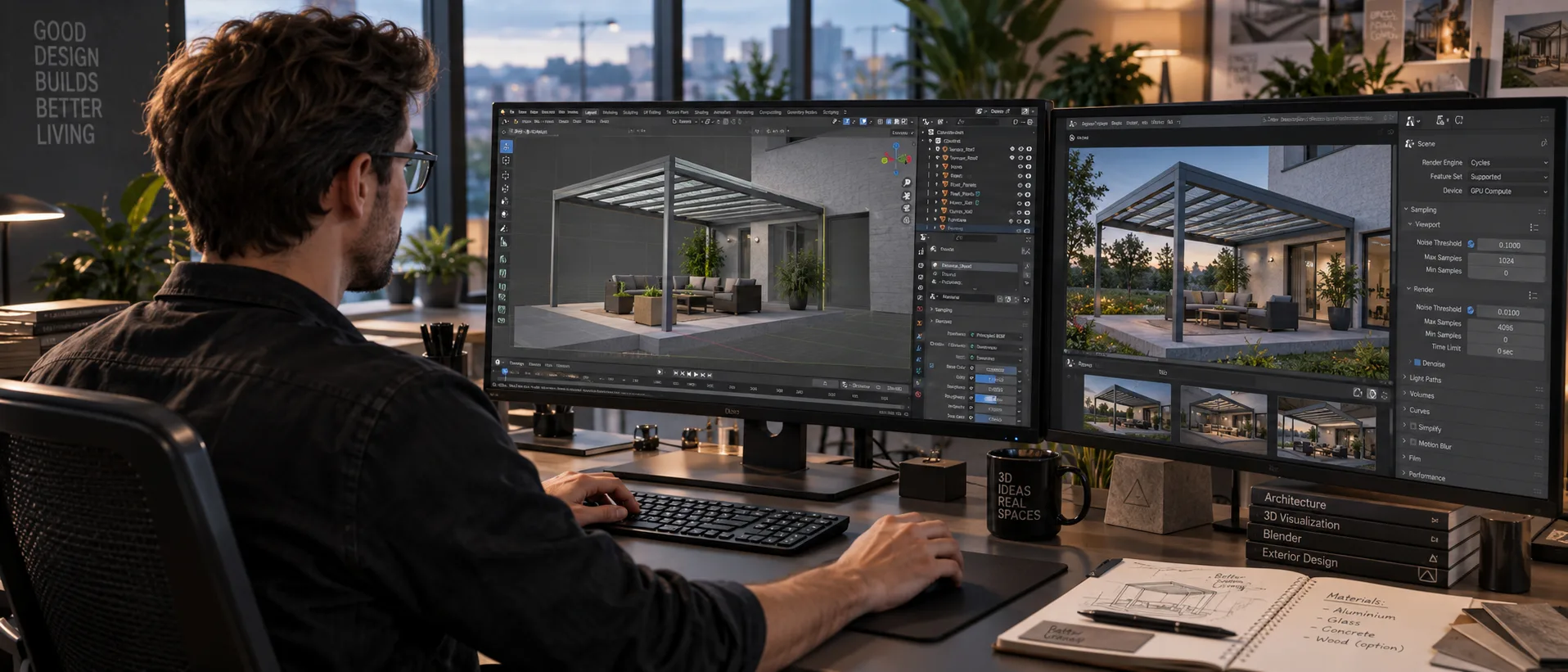 Wizualizacje 3D i praca w Blenderze